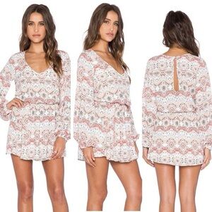 Show Me Your Mumu Rainey Mini Dress Medium Paisley Print